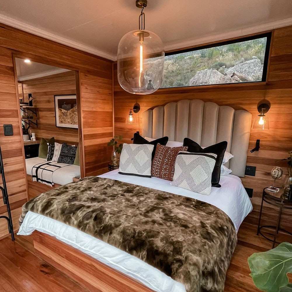 Solace Eco Cabin Rawsonville Bedroom