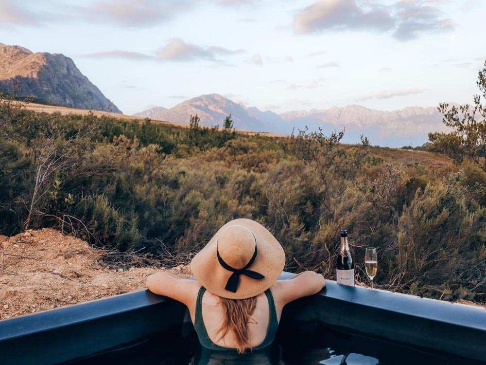 Springsteen Cabins Tulbagh Hot Tub